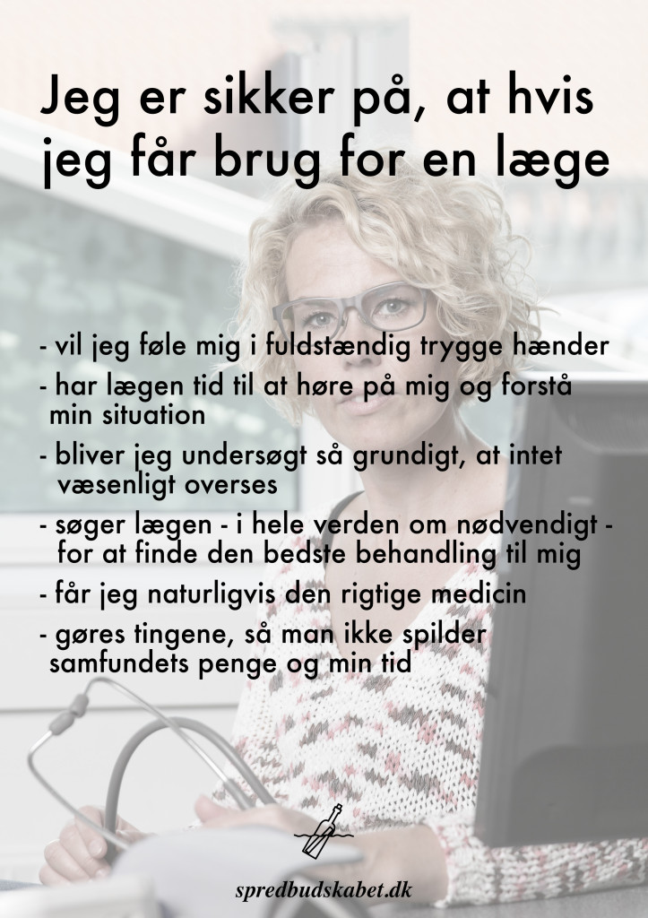 Hvis jeg gaar til laege